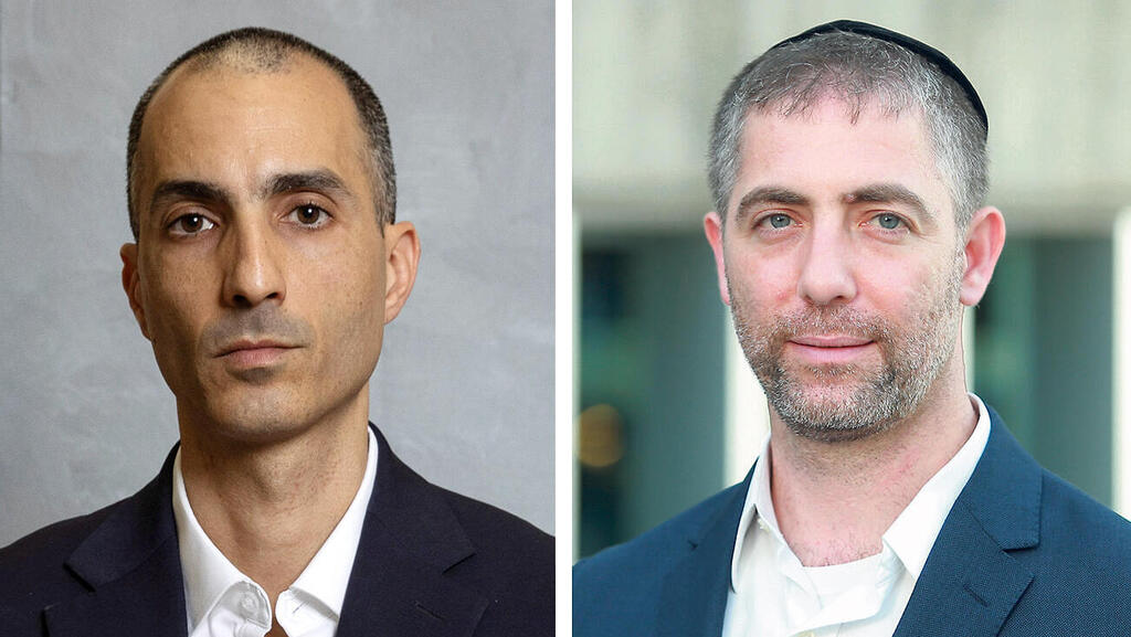 מימין ספי זינגר יו"ר רשות ני"ע ו עמית גל הממונה על שוק ההון