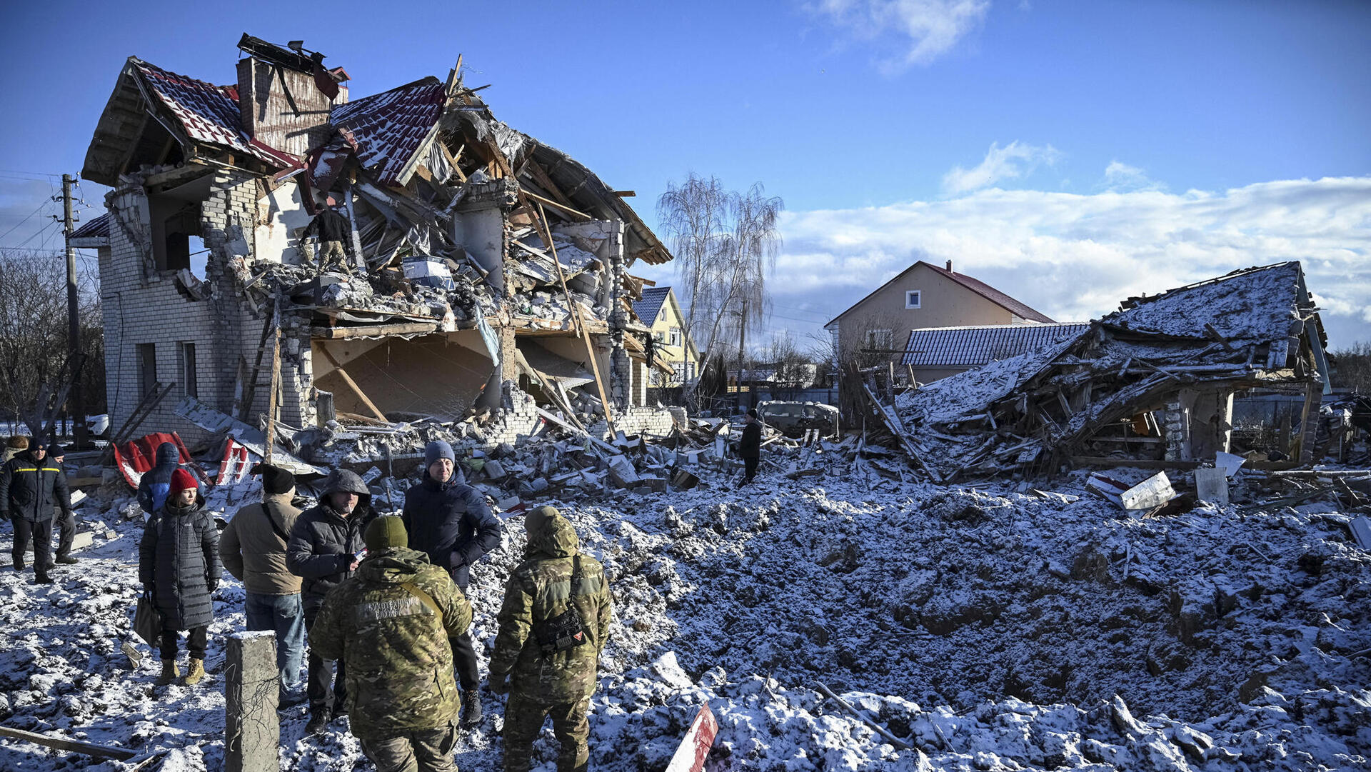 מלחמת רוסיה אוקראינה המתקפה של רוסיה  בצ'רניהיב אוקראינה 4 בינואר 2025
