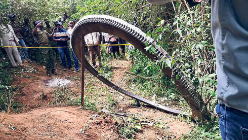 Piece of space debris that crashed in Kenya 