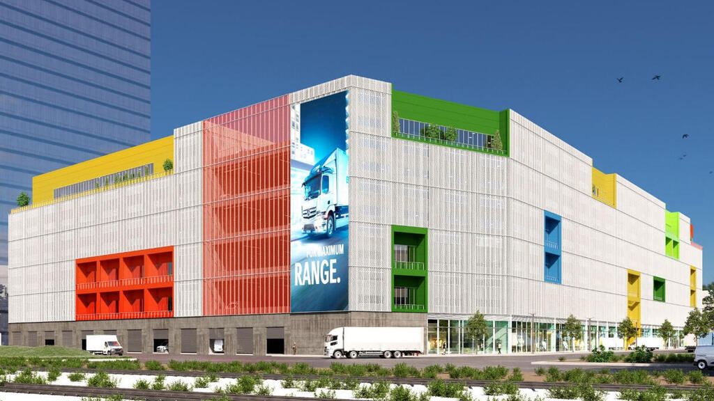 הדמיית פרויקט נדל"ן מסחרי של מהדרין ו יוקה פארק בנתניה