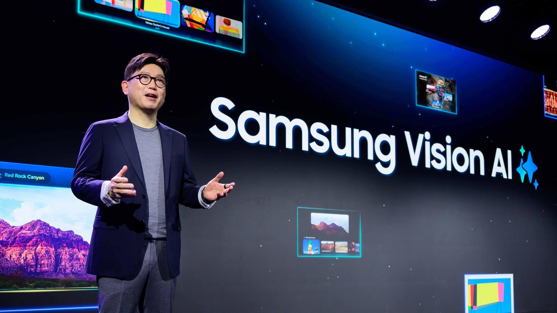 סמסונג חשפה בתערוכת CES 2025 את Samsung Vision AI