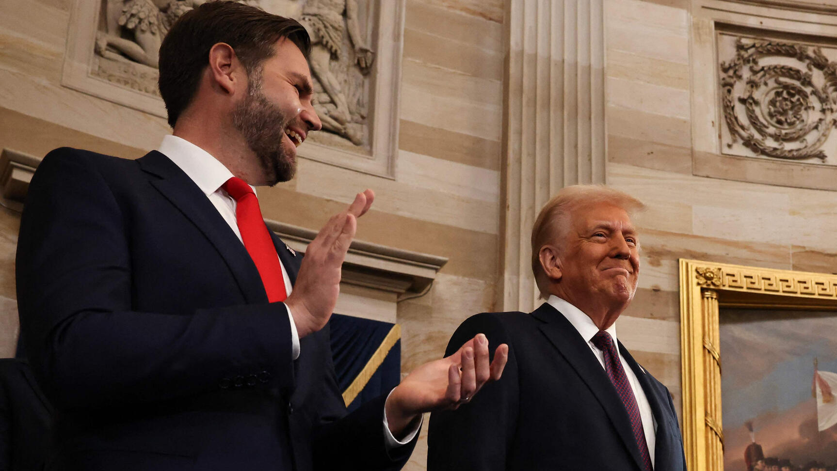 טקס ההשבעה של דונלד טראמפ ו ג'ו ביידן