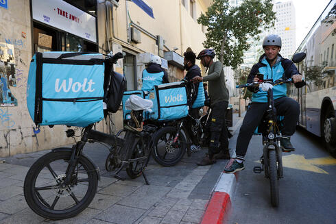 Wolt delivery men. Wolt delivery men.