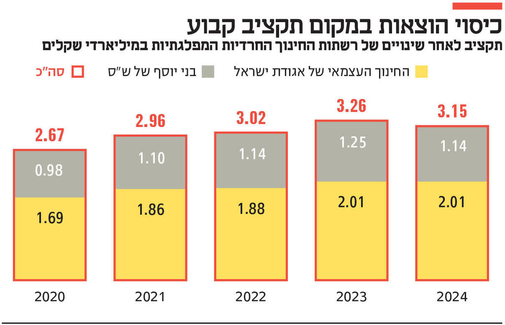 אינפו כיסוי הוצאות במקום תקציב קבוע