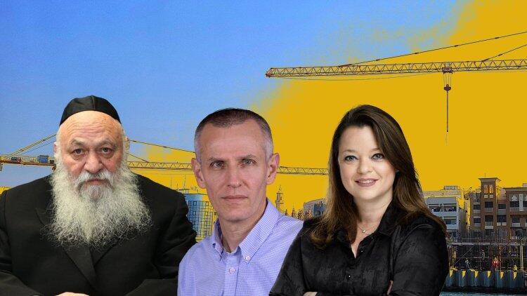 מנכ"לית דירה להשכיר ענבל דוד, מנכ"ל רמ"י ינקי קוינט ושר השיכון גולדקנופף