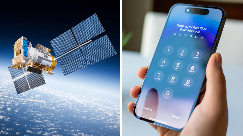 אייפון ולווין סטארלינק. בשלב הראשוני יתמוך השירות בהודעות טקסט בלבד (צילומים: DenPhotos/Shutterstock ,Andrey Armyagov/Shutterstock) אייפון אפל iphone ו לווין סטארלינק סטרלינק