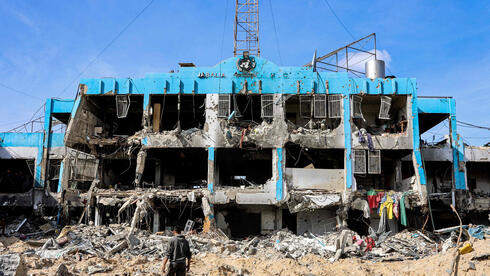 UNRWA building in Jabalia 