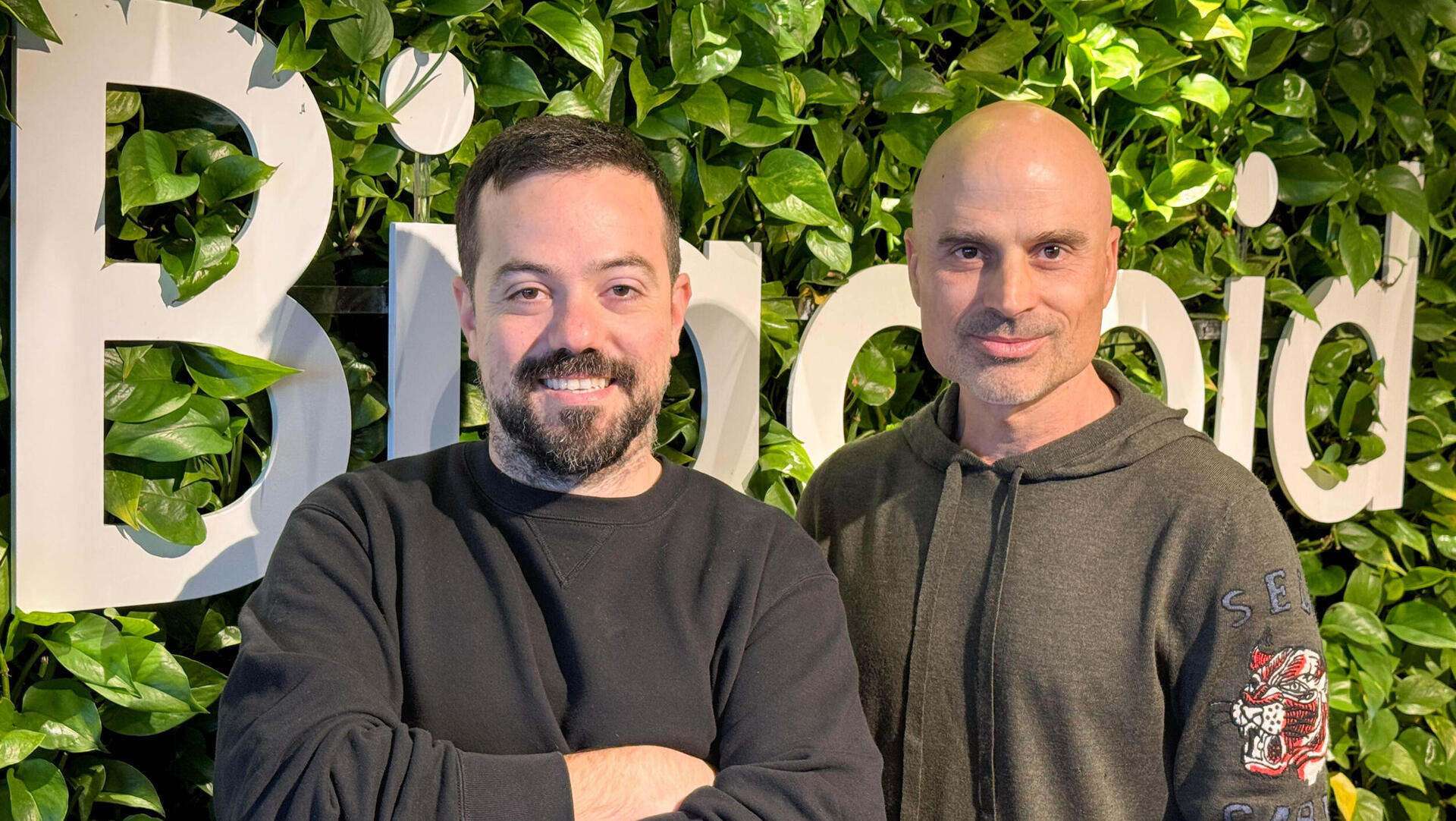 ביגהביד מדיה BIGABID מימין עמית פלור CEO ו עמית אטיאס CTO