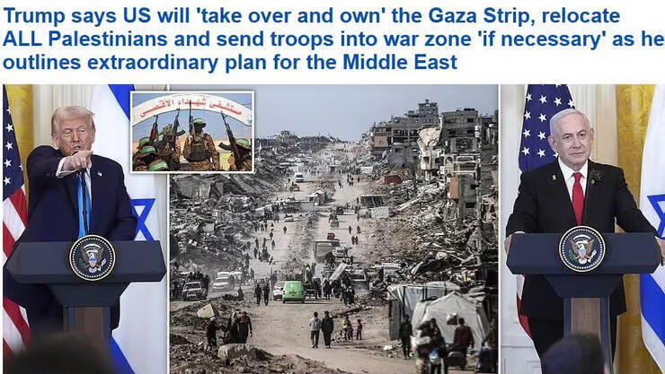 דיילי מייל טראמפ עזה