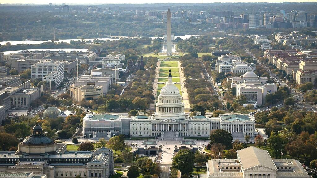גבעת הקפיטול בוושינגטון (צילום: Al Drago/Bloomberg) וושינגטון די.סי גבעת הקפיטול