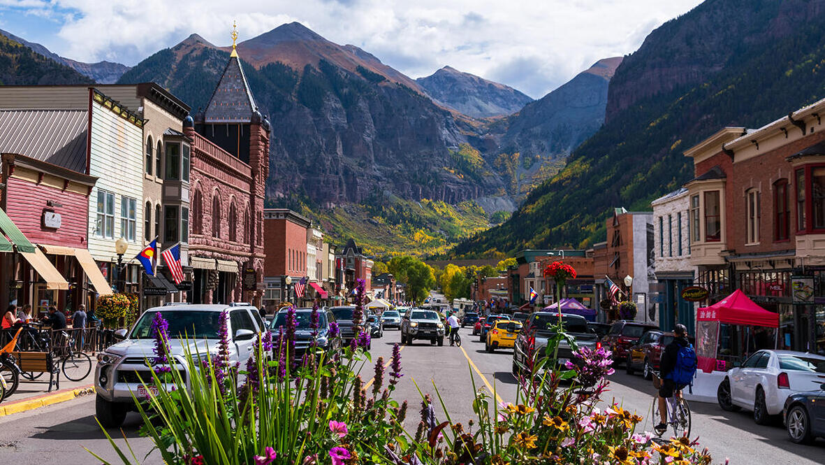 פוטו עיירות בארה"ב telluride Colorado