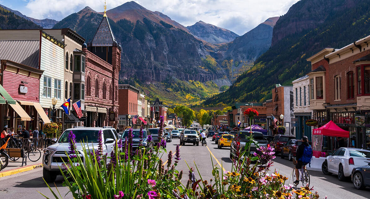 פוטו עיירות בארה"ב telluride Colorado