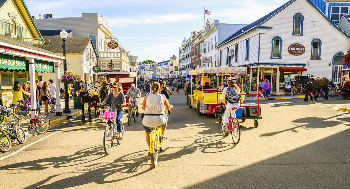 פוטו עיירות בארה"ב mackinac island