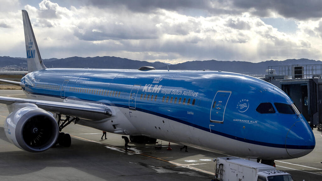 מטוס של KLM (צילום: בלומברג) מטוס של KLM חברות תעופה