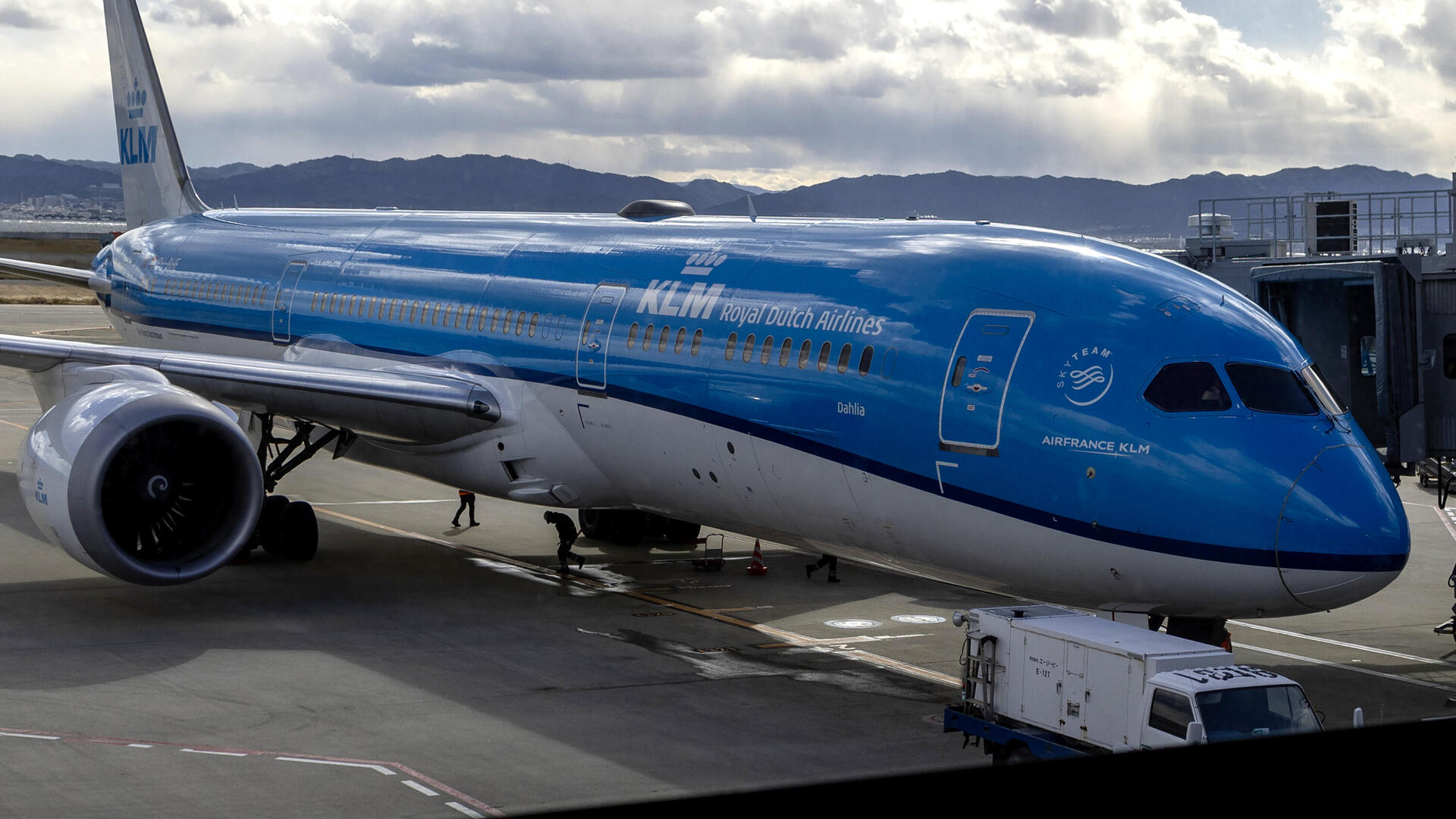 מטוס של KLM חברות תעופה