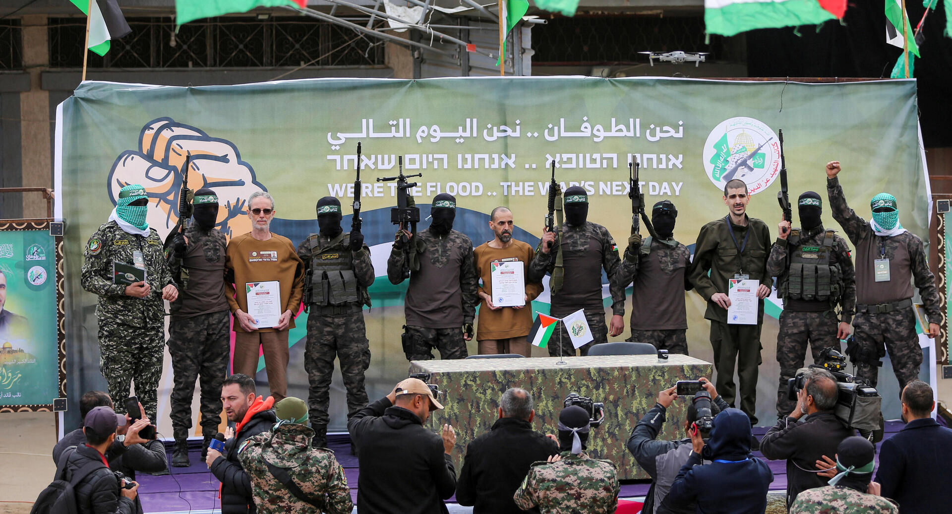 אור לוי , אלי שרעבי ו אוהד בן עמי משחררים משבי חמאס 8.2.25