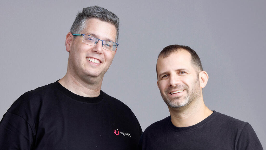 מימין עידו ויזנברג מנכ"ל  Voyantis  ו ערן פרדינגר CTO