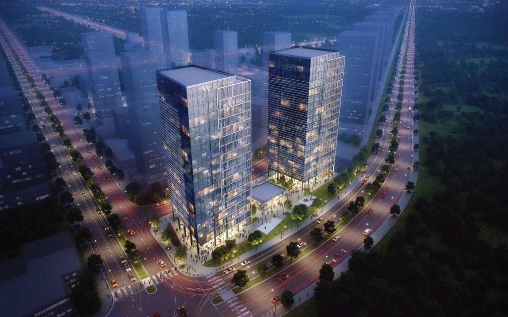"המחירים צפויים לזנק". הדמיית מתחם Ayala Towers במתחם צריפין המפונה בבאר יעקב