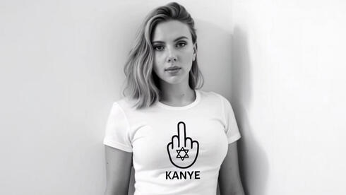 AI-generated image of actress Scarlett Johansson in anti-Kanye West video 