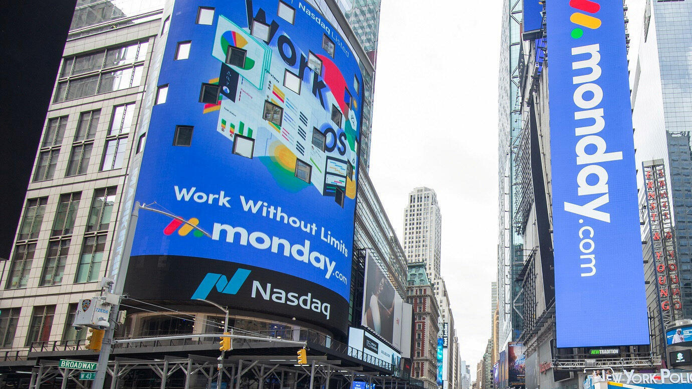 חגיגת פתיחת מסחר Monday.com מאנדיי נסאדק