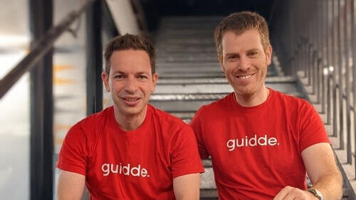 מייסדי Guidde מימין יואב ענב מנכ"ל ו דן סחר מנהל מוצר ראשי