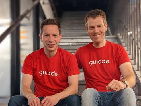 Guidde founders. 