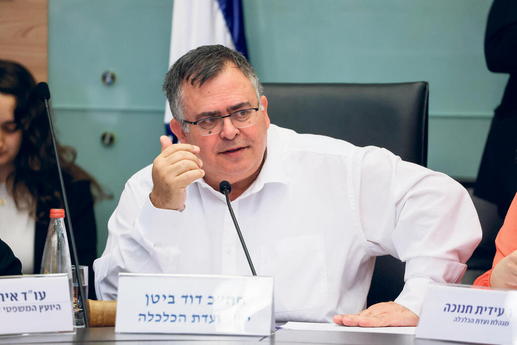 יו"ר ועדת הכלכלה דוד ביטן. תקציב תקומה כבן ערובה (צילום: דוברות הכנסת, נועם מושקוביץ) יו"ר ועדת הכלכלה דוד ביטן