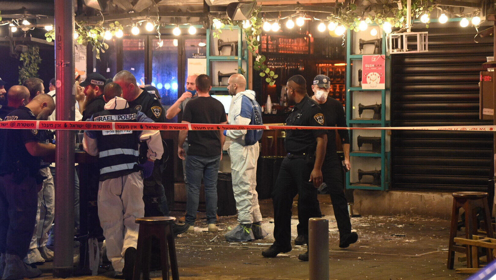 זירת פיגוע אילקה בר דיזנגוף תל אביב