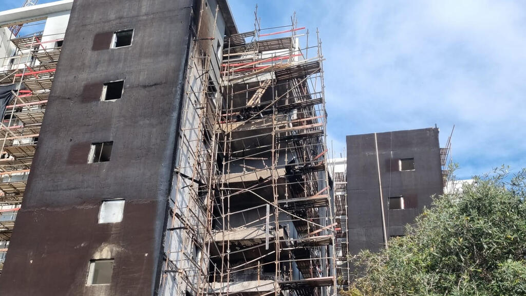 שריפה ב פרויקט יאפא יפו 1