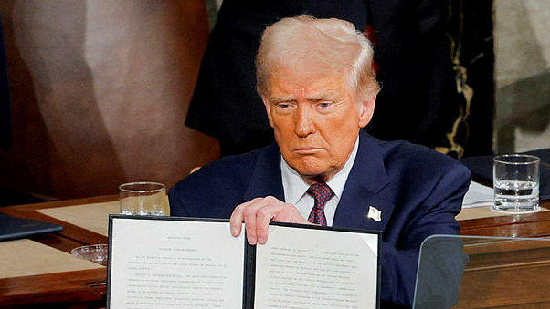 נשיא ארה"ב דונלד טראמפ 4 נואם בקונגרס 4.3.25