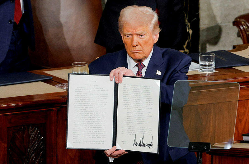 נשיא ארה"ב דונלד טראמפ 4 נואם בקונגרס 4.3.25