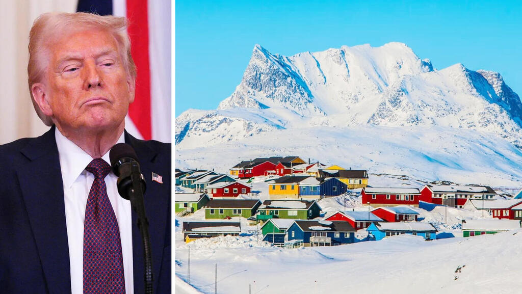 חזית אחידה מול טראמפ בנוגע לגרינלנד (צילום: Getty, Reuters) דונלד טראמפ גרינלנד