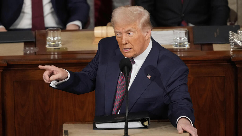 נשיא ארה"ב דונלד טראמפ נאום קונגרס 5.3.25