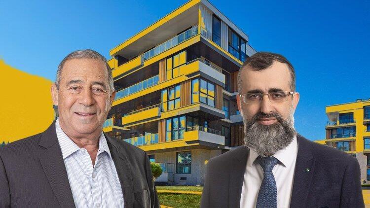 יו"ר מטה התכנון הלאומי ויו"ר הוותמ"ל נתן אלנתן ו ראש עיריית נס ציונה שמואל בוקסר