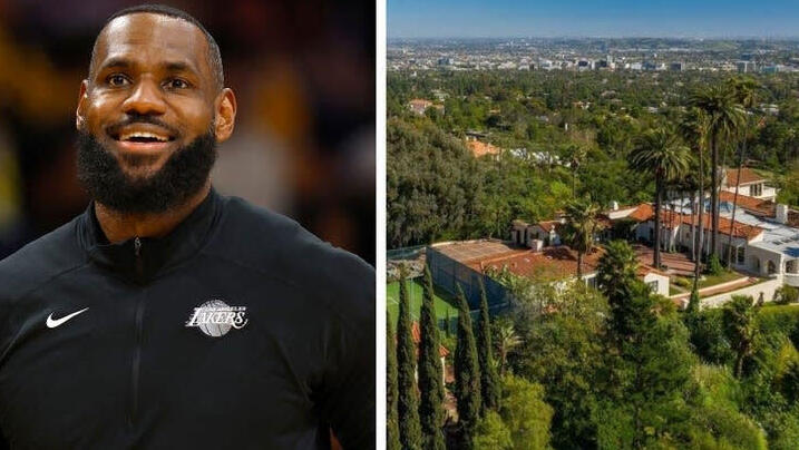 לברון ג'יימס והבית בבוורלי הילס