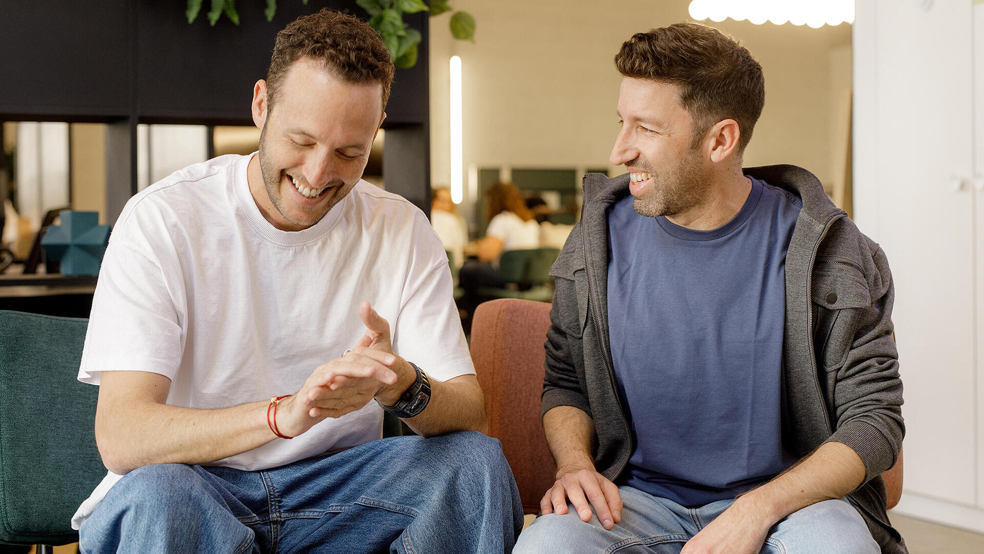 מייסדי חברת סייבר Sola סולה סקיוריטי מימין רון פלד ו גיא פלכטר