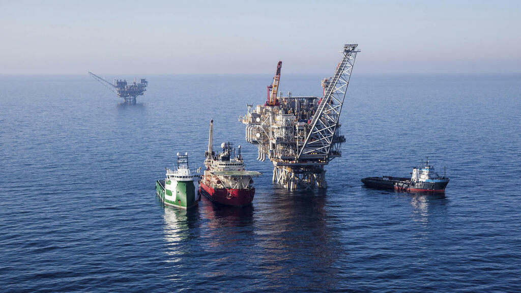Tamar gas field. (Photo: Albatross) אסדת תמר
