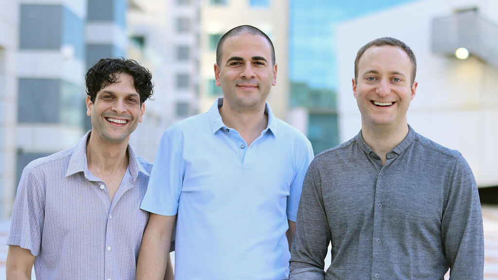 מייסדי QuamCore (מימין) סרג' רוזנבלום, אלון כהן, שי הכהן-ג'ורג'י