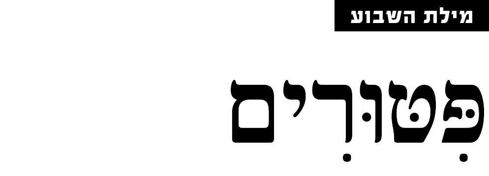 מילת השבוע מוסף כלכליסט (ללא) מילת השבוע מוסף כלכליסט