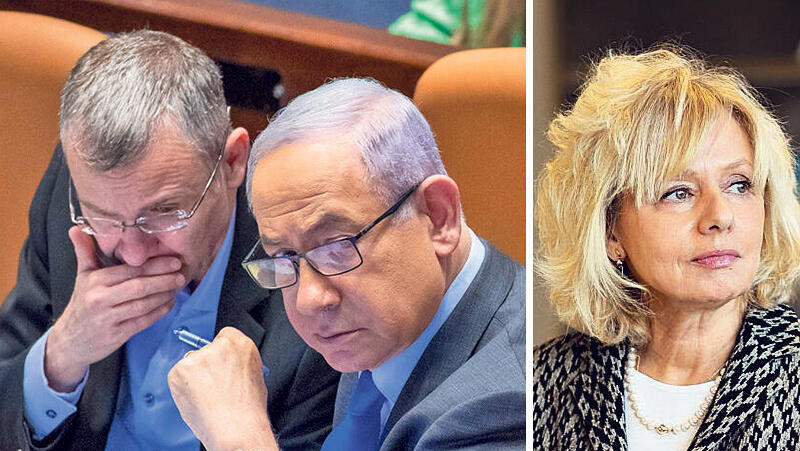 גלי בהרב מיארה היועצת משפטית לממשלה ראש הממשלה בנימין נתניהו ו יריב לוין שר המשפטים