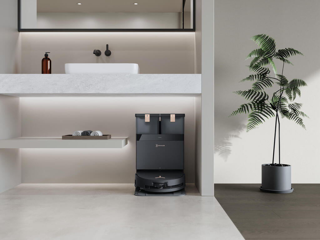 DEEBOT X8 PRO OMNI - תחנת עגינה מתקדמת בעיצוב אלגנטי