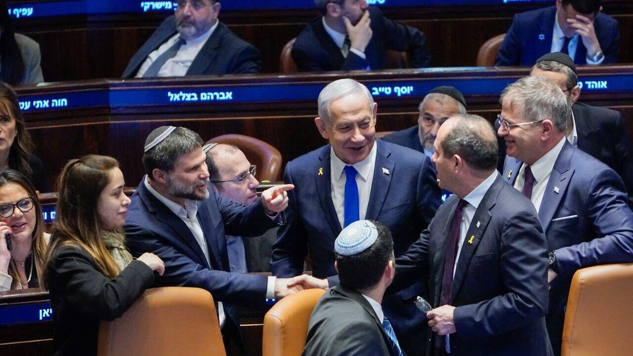 מליאה מליאת ה כנסת ירושלים ראש ממשלה בנימין נתניהו בצלאל סמוטריץ'