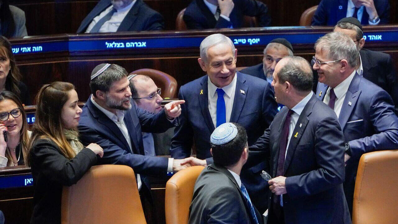 מליאה מליאת ה כנסת ירושלים ראש ממשלה בנימין נתניהו בצלאל סמוטריץ'