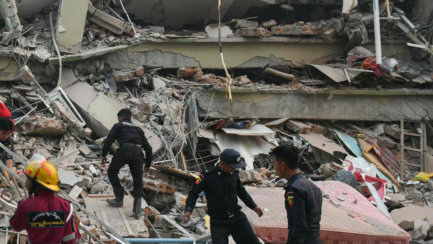 רעידת אדמה רעש אדמה הרס 2 ב מיאנמר 29.3.25