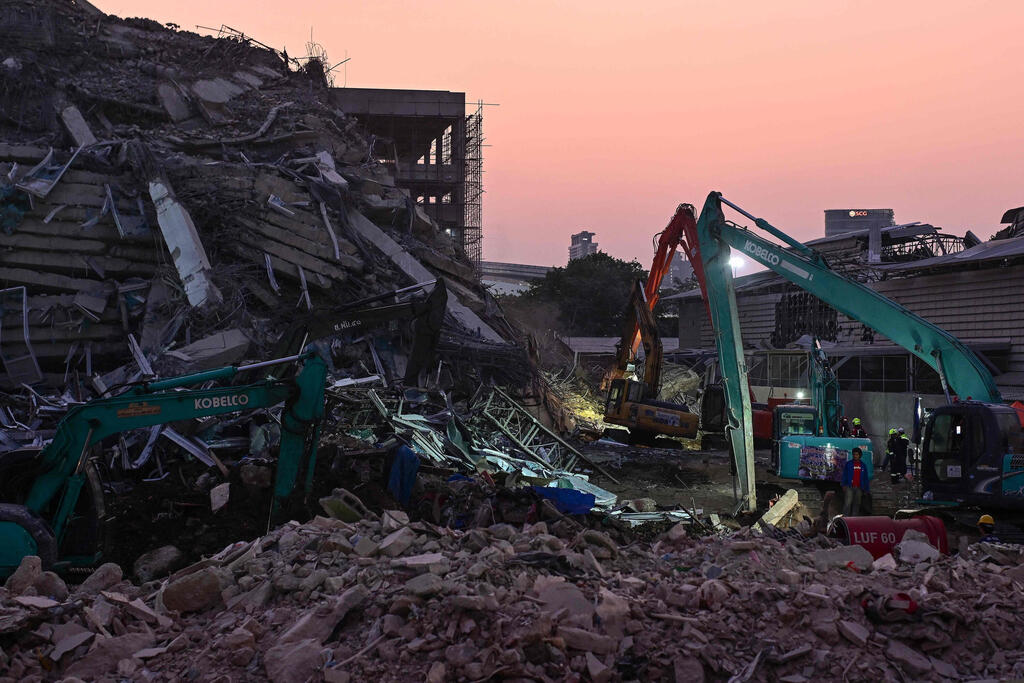 רעידת אדמה רעש אדמה הרס ב מיאנמר 29.3.25