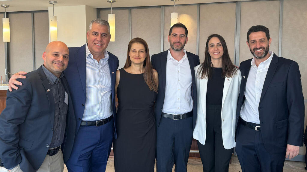 כנס ניו יורק - אירוע השקה KPMG 27/3 מימין הראל טוב הדס משלי נצר מורן בן גיגי סופיה קוליק יונתן לבנדר ו איתי פלב