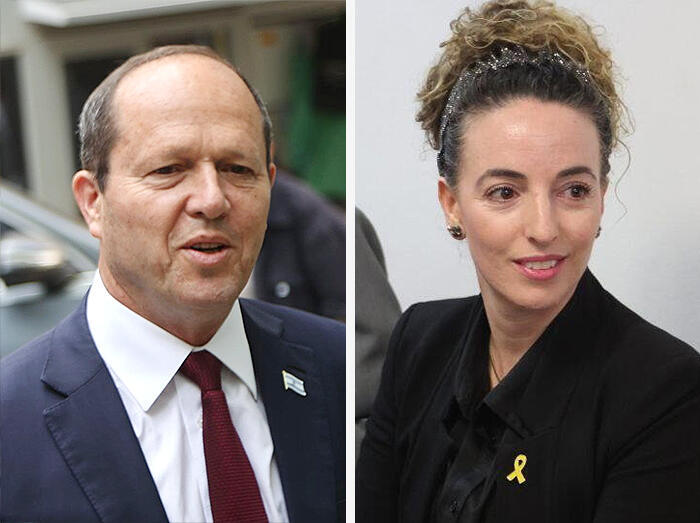 השרה להגנת הסביבה עידית סילמן ושר הכלכלה ניר ברקת