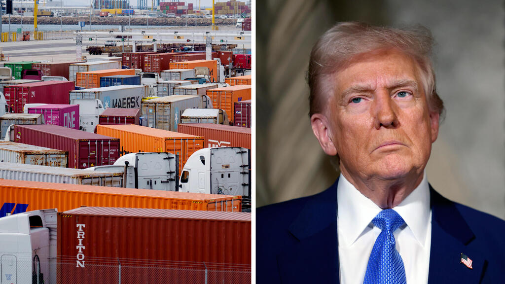 נמל לוס אנג'לס ארה"ב ו דונלד טראמפ מלחמת סחר מכסים מכס