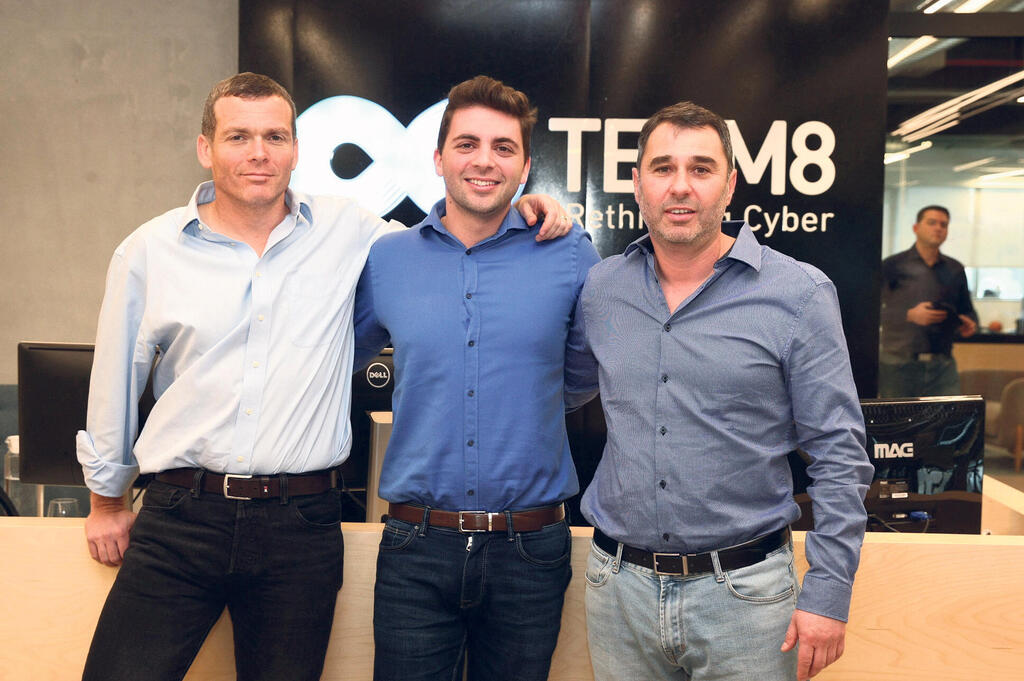 השותפים המייסדים של TEAM8, מימין: ישראל גרימברג, לירן גרינברג ונדב צפריר (צילום: אוראל כהן) השותפים המייסדים של קרן TEAM8 מימין: ישראל גרימברג , לירן גרינברג ו נדב צפריר