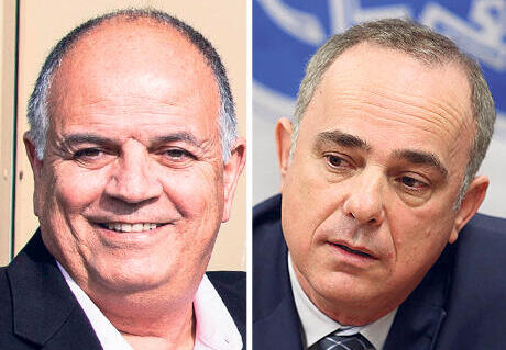 מימין יו"ר רפאל יובל שטייניץ מנכ"ל רפאל יואב תורג'מן ו צחי סטולרו